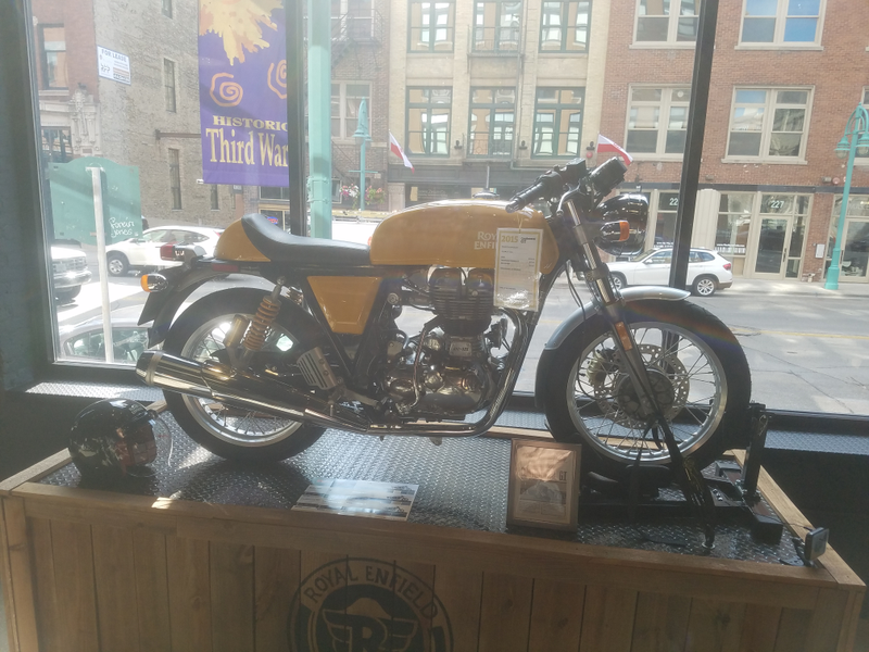 Illustration for article titled Had a networking event at the Royal Enfield dealer last night